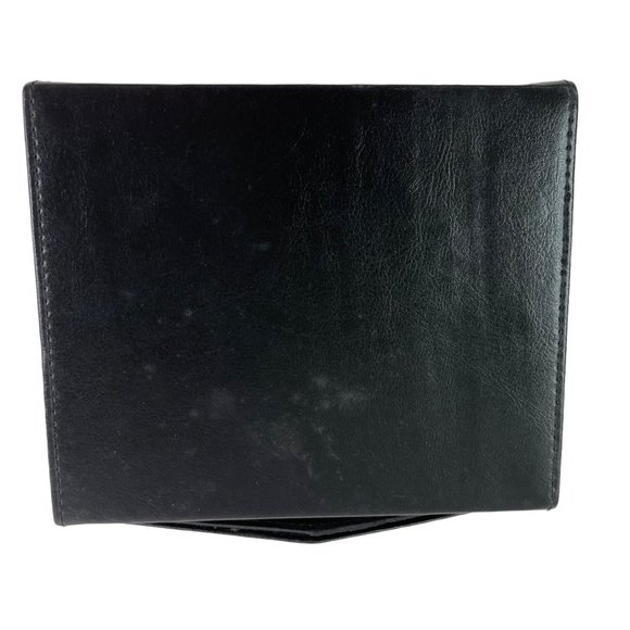 Poker Game Set with Leather Travel Case Chips 2 Card Decks Dice Vintage - Picture 3 of 6